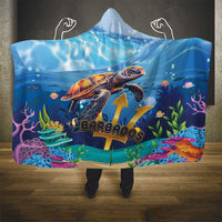 Barbados Sea Turtle Hooded Blanket Ocean Style