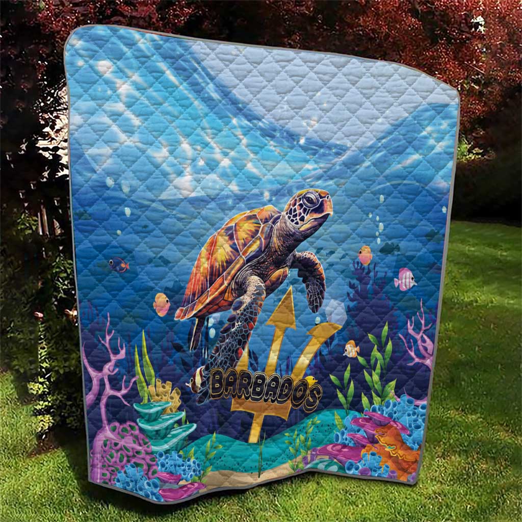 Barbados Sea Turtle Quilt Ocean Style - Wonder Print Shop