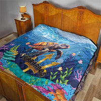 Barbados Sea Turtle Quilt Ocean Style - Wonder Print Shop