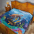 Barbados Sea Turtle Quilt Ocean Style - Wonder Print Shop