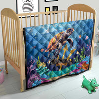 Barbados Sea Turtle Quilt Ocean Style - Wonder Print Shop