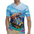 Personalised Barbados Sea Turtle Rugby Jersey Ocean Style - Wonder Print Shop