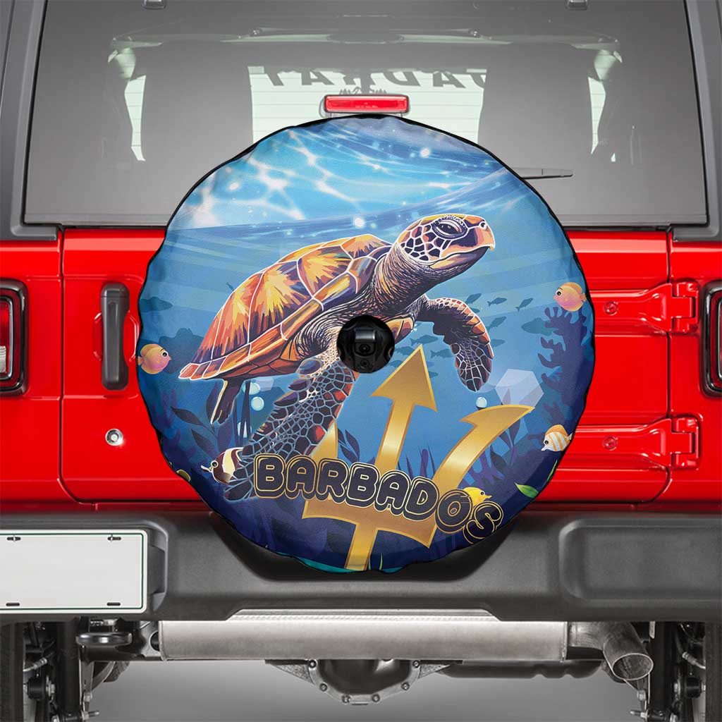 Barbados Sea Turtle Spare Tire Cover Ocean Style - Wonder Print Shop