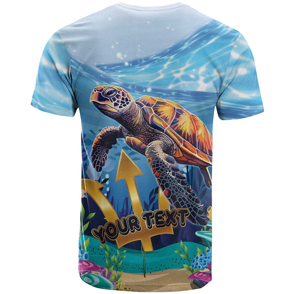 Personalised Barbados Sea Turtle T Shirt Ocean Style - Wonder Print Shop