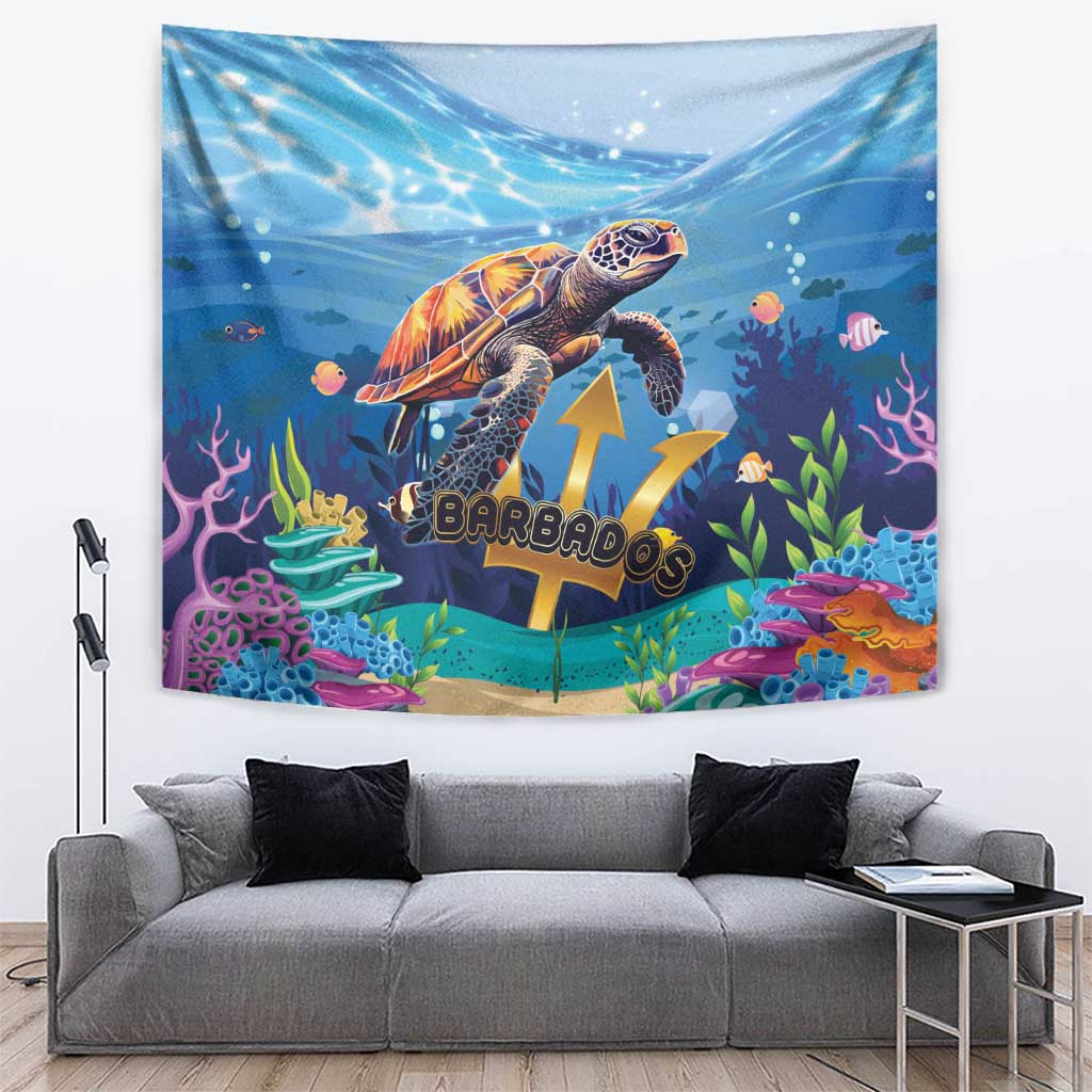 Barbados Sea Turtle Tapestry Ocean Style - Wonder Print Shop