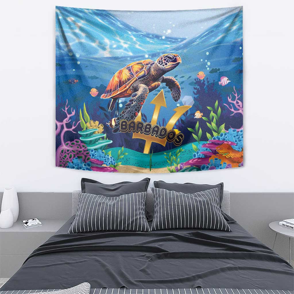 Barbados Sea Turtle Tapestry Ocean Style - Wonder Print Shop