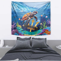 Barbados Sea Turtle Tapestry Ocean Style - Wonder Print Shop