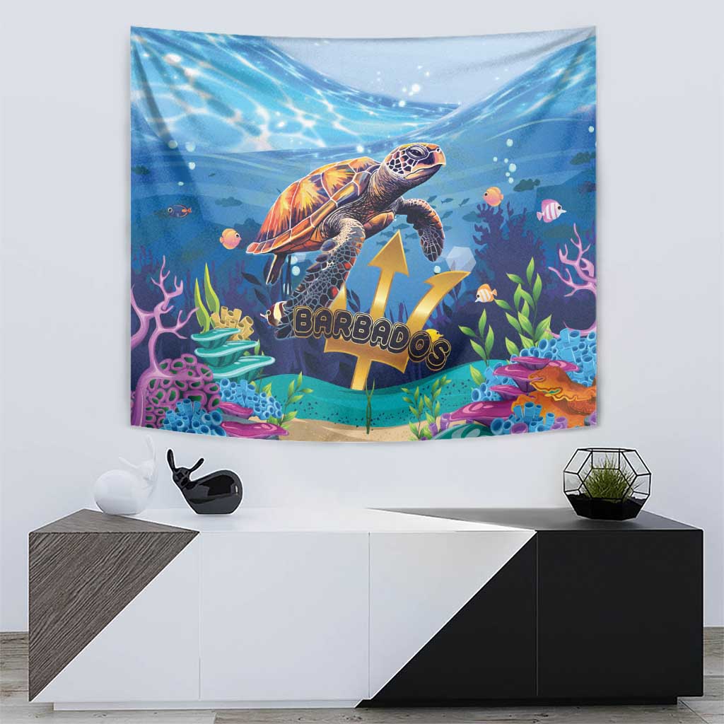 Barbados Sea Turtle Tapestry Ocean Style - Wonder Print Shop