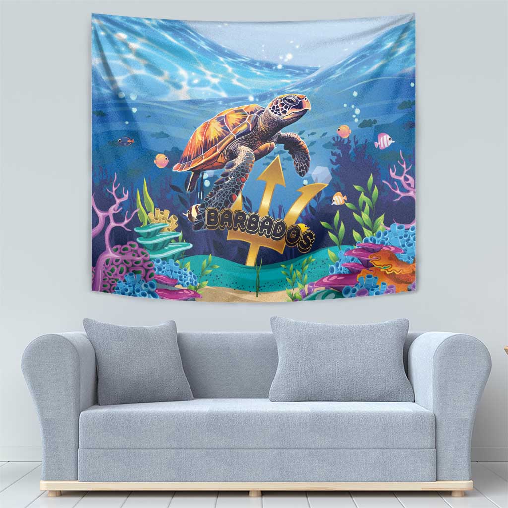 Barbados Sea Turtle Tapestry Ocean Style - Wonder Print Shop