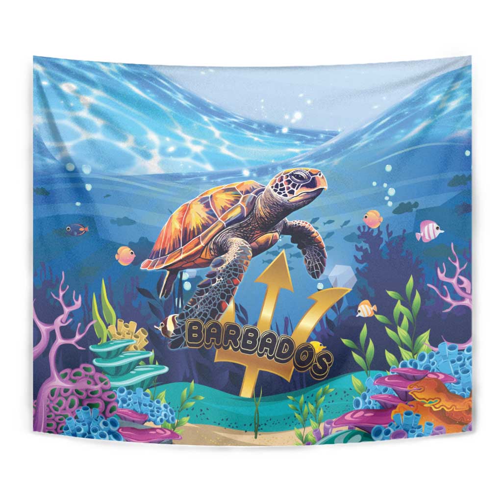 Barbados Sea Turtle Tapestry Ocean Style - Wonder Print Shop
