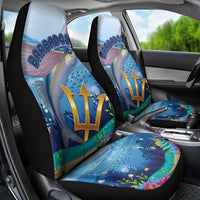 Barbados Flying Fish Car Seat Cover Ocean Style - Wonder Print Shop