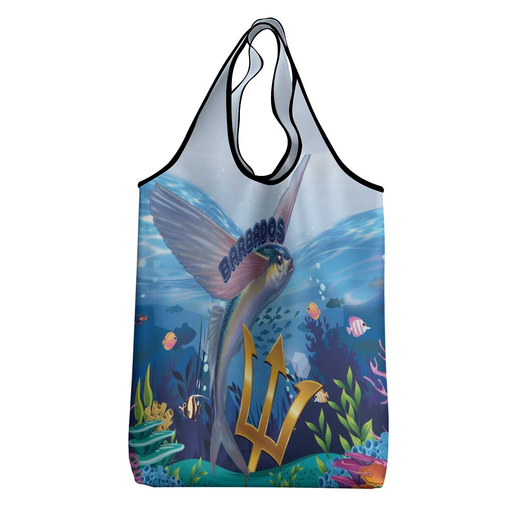 Barbados Flying Fish Grocery Bag Ocean Style