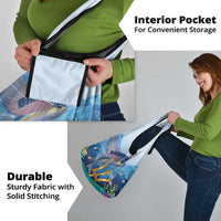 Barbados Flying Fish Grocery Bag Ocean Style