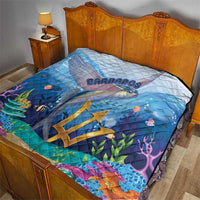 Barbados Flying Fish Quilt Ocean Style - Wonder Print Shop