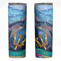 Personalised Barbados Flying Fish Skinny Tumbler Ocean Style - Wonder Print Shop