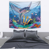 Barbados Flying Fish Tapestry Ocean Style - Wonder Print Shop