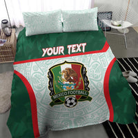Custom Mexico Football Bedding Set Aztec Pattern - Wonder Print Shop