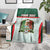 Custom Mexico Football Blanket Aztec Pattern
