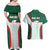 Custom Mexico Football Couples Matching Off Shoulder Maxi Dress and Hawaiian Shirt Aztec Pattern - Wonder Print Shop