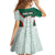 Custom Mexico Football Family Matching Mermaid Dress and Hawaiian Shirt Aztec Pattern - Wonder Print Shop