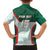 Custom Mexico Football Family Matching Off Shoulder Short Dress and Hawaiian Shirt Aztec Pattern - Wonder Print Shop