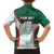 Custom Mexico Football Family Matching Short Sleeve Bodycon Dress and Hawaiian Shirt Aztec Pattern - Wonder Print Shop
