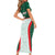 Custom Mexico Football Family Matching Short Sleeve Bodycon Dress and Hawaiian Shirt Aztec Pattern - Wonder Print Shop