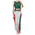 Custom Mexico Football Family Matching Tank Maxi Dress and Hawaiian Shirt Aztec Pattern - Wonder Print Shop
