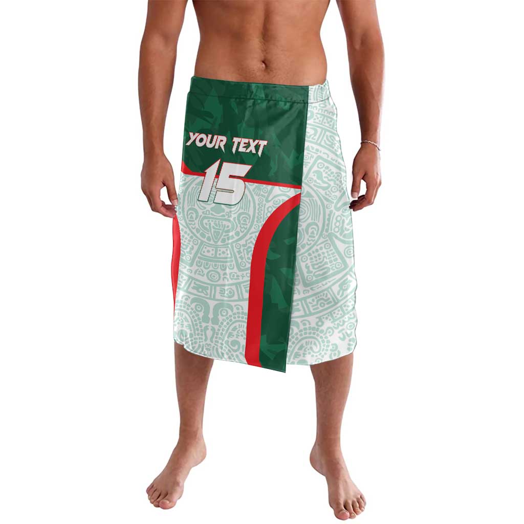 Custom Mexico Football Lavalava Aztec Pattern - Wonder Print Shop
