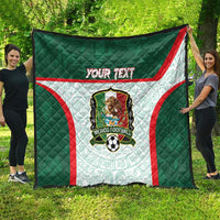 Custom Mexico Football Quilt Aztec Pattern - Wonder Print Shop