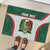 Custom Mexico Football Rubber Doormat Aztec Pattern - Wonder Print Shop