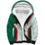 Custom Mexico Football Sherpa Hoodie Aztec Pattern - Wonder Print Shop