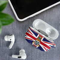 Cayman Islands Christmas AirPods Case Coat Of Arms - Flag Style - Wonder Print Shop
