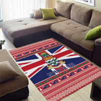 Cayman Islands Christmas Area Rug Coat Of Arms - Flag Style - Wonder Print Shop