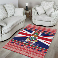 Cayman Islands Christmas Area Rug Coat Of Arms - Flag Style - Wonder Print Shop