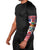 Cayman Islands Christmas Arm Sleeves Coat Of Arms - Flag Style - Wonder Print Shop