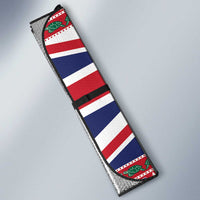 Cayman Islands Christmas Auto Sun Shade Coat Of Arms - Flag Style - Wonder Print Shop