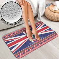 Cayman Islands Christmas Bathroom Set Coat Of Arms - Flag Style - Wonder Print Shop