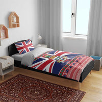 Cayman Islands Christmas Bedding Set Coat Of Arms - Flag Style - Wonder Print Shop