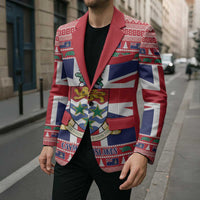 Cayman Islands Christmas Blazer Coat Of Arms - Flag Style - Wonder Print Shop