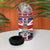 Cayman Islands Christmas 4 in 1 Can Cooler Tumbler Coat Of Arms - Flag Style - Wonder Print Shop