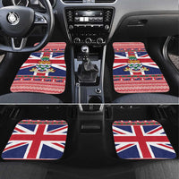 Cayman Islands Christmas Car Mats Coat Of Arms - Flag Style - Wonder Print Shop