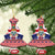Cayman Islands Christmas Ceramic Ornament Coat Of Arms - Flag Style - Wonder Print Shop