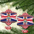 Cayman Islands Christmas Ceramic Ornament Coat Of Arms - Flag Style - Wonder Print Shop