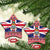Cayman Islands Christmas Ceramic Ornament Coat Of Arms - Flag Style - Wonder Print Shop