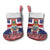Cayman Islands Christmas Stocking Coat Of Arms - Flag Style - Wonder Print Shop