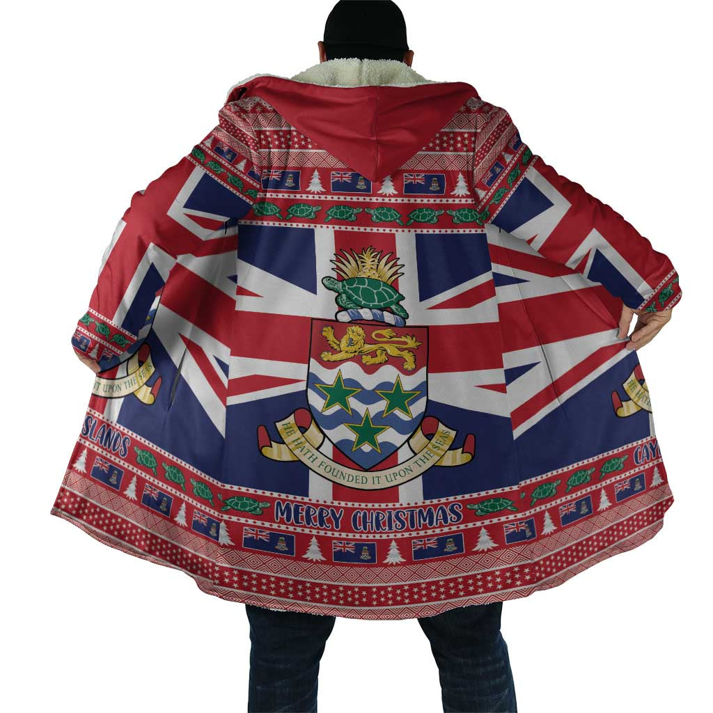 Cayman Islands Christmas Cloak Coat Of Arms - Flag Style - Wonder Print Shop