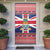 Cayman Islands Christmas Door Cover Coat Of Arms - Flag Style - Wonder Print Shop