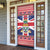 Cayman Islands Christmas Door Cover Coat Of Arms - Flag Style - Wonder Print Shop