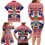 Cayman Islands Christmas Family Matching Long Sleeve Bodycon Dress and Hawaiian Shirt Coat Of Arms - Flag Style - Wonder Print Shop